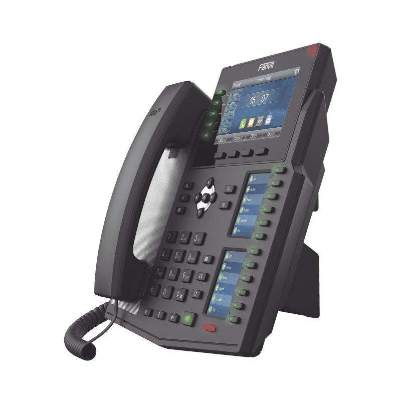 Fanvil X6U 6 line Ultra-Elegant Gigabit Triple Color Screen Phone,60 DSS - Image 4